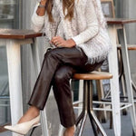 Mottled Fur Vest