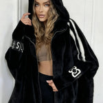 Glenda | Statement Faux Fur Hooded Jacket
