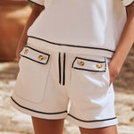 Monaco Ribbed Knit Resort Set Effortless Coastal Chic Lounge Style