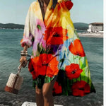 Chloe Williams | Printed Shirt Dress For Women