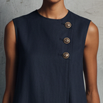 Margaret | Elegant Sleeveless Mini Dress