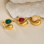 Stylish Irregular Teardrop Ring
