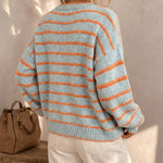 Mabel | Striped Knit Cardigan