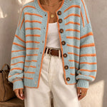 Mabel | Striped Knit Cardigan