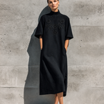 Fiorella | Elegant Embroidered Midi Dress
