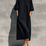 Fiorella | Elegant Embroidered Midi Dress