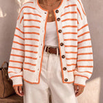 Mabel | Striped Knit Cardigan