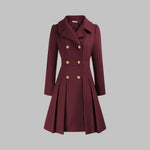 DAMI��� - Classy Double Button Long Sleeve Coat