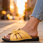 Odette Cushioned Bow Sandals