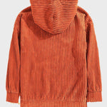 KZZ Men's Autumn/Winter Hooded Solid Color Hoodie