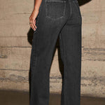 Margovil High Rise Double Patch Pocket Straight Leg Pants