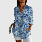 Heather | Chic Floral Elegance Blouse