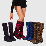 Violet | Leopard Mid-Calf Boots