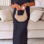 Georgia Clarke | Crochet Knit Maxi Dress For Women