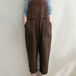 Overalls Baggy Bib Loose Overalls Jumpsuit Wide Leg Harem Casual Rompers
