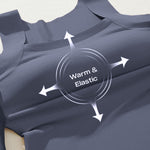 U-Neck Sleeveless Tank Seamless Skinny Layering Top with Built-In Bra