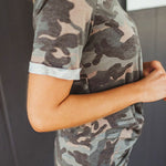 Margovil Camo Short Sleeve Casual Basic Shirt