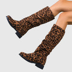 Petra | Leopard Mid-Calf Boots