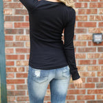 Margovil  V Neck Shirt Wild Stretch T-shirt