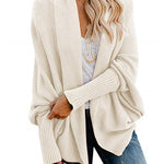 Knitted Casual Knitted Solid Cotton Winter Cardigan