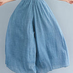 8 Colors Linen Super Loose Wide-Leg Casual Pants