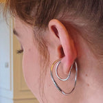 Chic Irregular Solid Color Twist Earrings