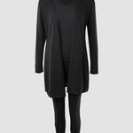 3 Piece Lounge Set Crewneck Sleeveless Tank Top Long Sleeve Open Front Coat Pants Sweatsuit
