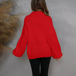 Nadorine Casual Long Sleeve Half Zip Pullover Sweaters
