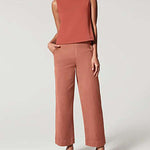 Stretch High Waist Casual High Waist Tummy Control Straight Pants