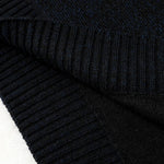 KZZ Men's color-blocked striped knit pullover
