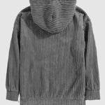 KZZ Men's Autumn/Winter Hooded Solid Color Hoodie