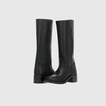 Brigida | LEATHER KNEE-HIGH BOOTS