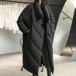 Thicken Solid Warm Irregularity Duck Down Coat