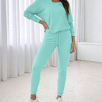 Women's 3 Piece Tracksuit Set Cold Shoulder Sweatshirt and Tank Top and High Waisted Jogger Pants Casual Lounge Workout Outfit