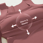 U-Neck Sleeveless Tank Seamless Skinny Layering Top with Built-In Bra