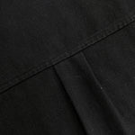Contrast Sequin Long Sleeve Jacket Top Button Front Raw Hem Loose Fit Shacket