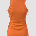 Eyelash Print Casual Tank Top