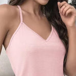 Crochet Lace Trim Backless Cami Top And Shorts Set Pajams Set Sleepwear
