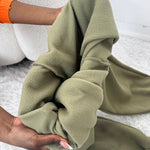 Argyle Textured Button Down Side Slit Long Sleeve Fleece Teddy Coat Hooded Jacket Warm Outwear