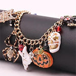 Halloween Pumpkin Skull Ghost Pattern Bracelet