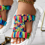 Braided Cutout Round Toe Casual Slippers
