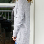 Deep V Wrapped Casual Sweater