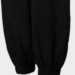 Hooded Kangaroo Pocket Design Stretchy Waist Cuffed Jumpsuit