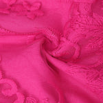 Women's Elegant Mesh Patchwork Shirt Floral Embroidery Stand Collar Pearl Button Long Sleeve Blouse