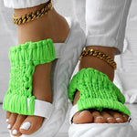 Braided Cutout Round Toe Casual Slippers