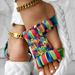 Braided Cutout Round Toe Casual Slippers