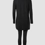 3 Piece Lounge Set Crewneck Sleeveless Tank Top Long Sleeve Open Front Coat Pants Sweatsuit