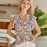 Shirts Short Sleeve Loose T Shirt Blouses - Nadorine (Us Only)
