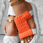 Braided Cutout Round Toe Casual Slippers