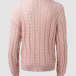 Women's Sequin Cable Knit Cardigan V Neck Button Down Slim Fit Long Sleeve Sweater